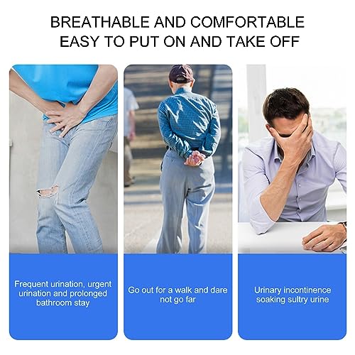 Male Urine Collector Bag, Silicone Large Capacity Urinary Incontinence Kit Funnel Urinal Pee Holder Collector Device for Elderly Patients