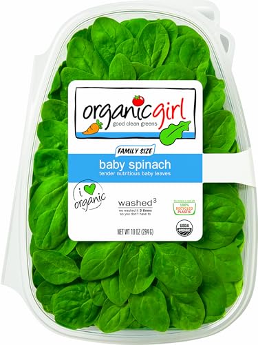 Organicgirl Baby Spinach Greens, 10 Oz