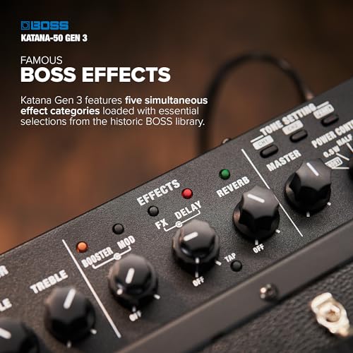 Boss Katana-50 Gen 3 50-watt 1 x 12-inch Combo Amplifier