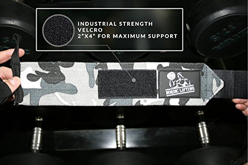 Wrist Wraps + Lifting Straps Bundle (2 Pairs) for Weightlifting, Cross Training, Workout, Gym, Powerlifting, Bodybuilding - Support for Men/Women, Avoid Injury During Weight Lifting