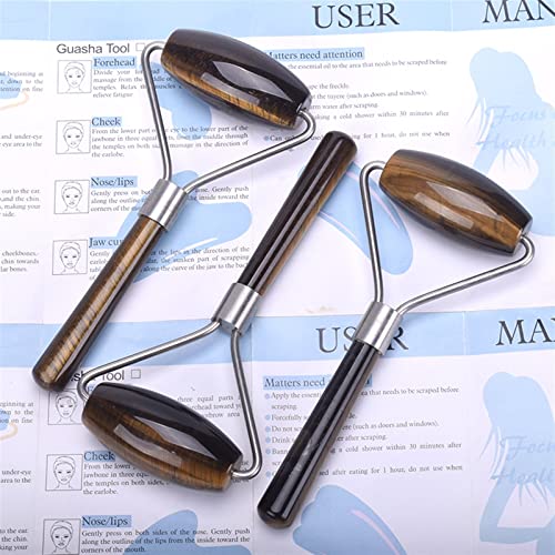 Jade Roller Energy Stone Massage Roller Wrinkle Removal Skin Care Absorb Cream Tool Massage Appliance 1Pcs