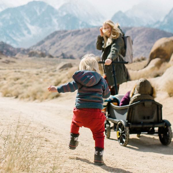Veer Cruiser | Next Generation Stroller Wagon for Kids | The Feel and Safety of a Premium Stroller with The Fun of a Lightweight, Rugged Wagon | Push/Pull/Push-Along | Fully Collapsible