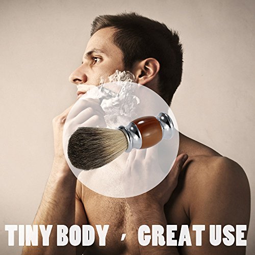 Professional Pure Badger Hair Shaving Brush Resin Handle Barber Salon Men Facial Beard Cleaning Appliance Shave Tool Shaving Razor Brush