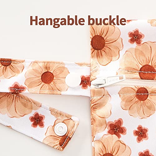 3 Set Wet Bag Storage Bag Waterproof Washable Travel Bags, Beach, Pool, Gym Bag for Swimsuits & Wet Clothes (Flower)