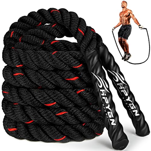 Jump Rope, Weighted Jump Ropes for Men women, 2.8lb 3lb 5lb Heavy Skipping Rope for Exercise, Adult Jumpropes for Home Workout, Improve Strength and Building Muscle,Total Body Workout Equipment
