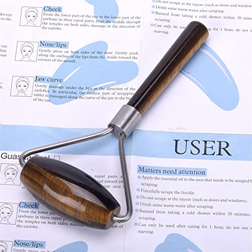 Jade Roller Energy Stone Massage Roller Wrinkle Removal Skin Care Absorb Cream Tool Massage Appliance 1Pcs