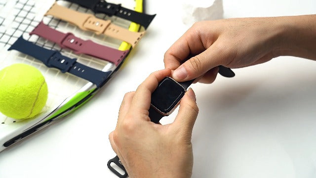 Sport Band Compatible with Apple Watch Band 44mm 40mm 45mm 42mm 38mm 41mm 49mm, Soft Silicone Waterproof Replacement Strap for iWatch Apple Watch Series 9 8 7 6 5 4 3 2 1 SE Ultra Women Men