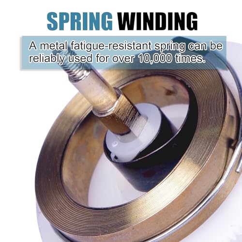 GLEAM Metronome - Mechanical Spring Power with Free Bag for Piano Guitar Violin Drums and Other Instruments Loud Sound Black