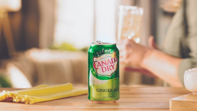 Canada Dry Zero Sugar Ginger Ale Soda, 12 fl oz cans (Pack of 12)