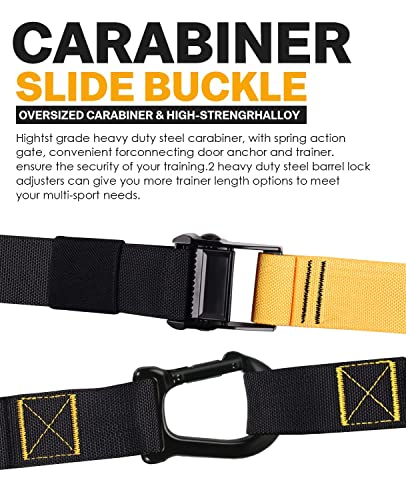 Home Resistance Training Kit,Resistance Trainer Exercise Straps with Handles,Door Anchor & Wall Mount,Flexibility Exercises, Indoor and Outdoor Workouts,Home Gym Equipment