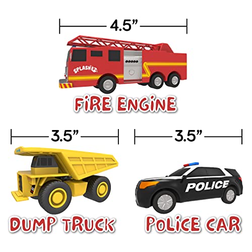 Mold Free Bath Toys for Babies and Toddlers, Car No Hole Bath Toys, Bath Toys no Mold for Tub, Beach, Pool, BPA-Free, Safe, Fun Infant Baby Bath Toys No Holes 0 1-3 6 12 18 Month