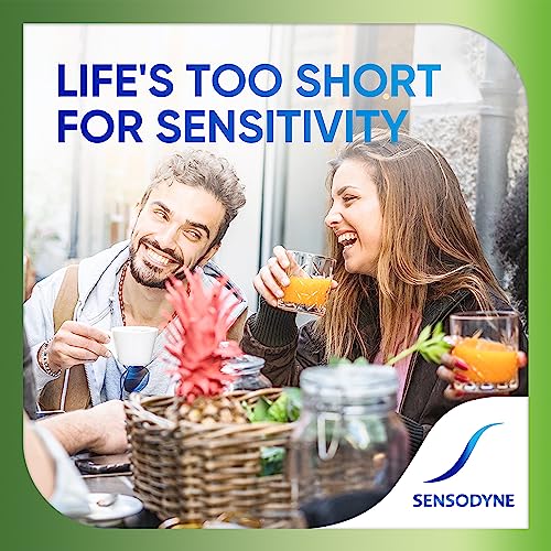 Sensodyne Toothpaste & Polident Denture Cleanser Tablets Bundle - Fresh Mint Sensitive Teeth Cavity Prevention Treatment & 120 Count Oral Appliance Cleaner
