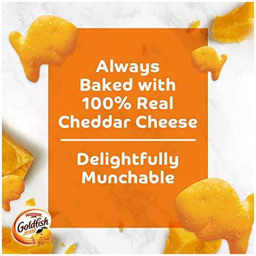 Goldfish Cheddar Crackers, 27.3 oz carton, (Pack of 2)
