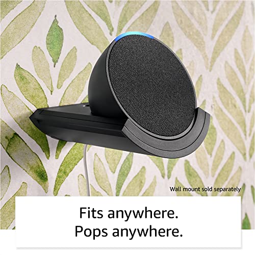 Amazon Echo Pop | Just ask Alexa for music, timers, and reminders | perfect for any room | Midnight Teal