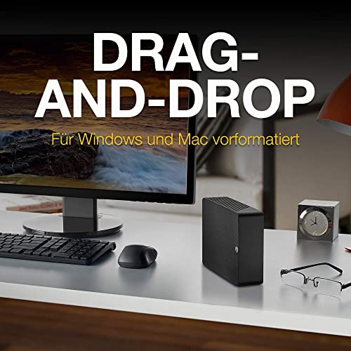 Seagate Expansion Desktop STKP14000400 14TB External Hard Drive 3.5 Inch USB 3.0 PC & Notebook with 2 Year Rescue Service
