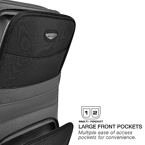 Travel Select Amsterdam Expandable Rolling Upright Luggage, Burgundy, 2-Piece Set