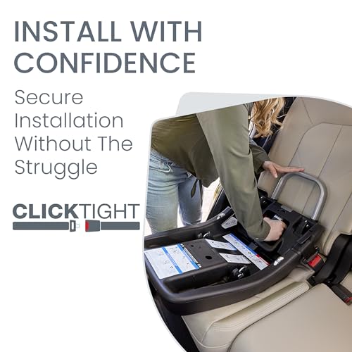 Britax Willow Brook S+ Baby Travel System, Infant Car Seat and Stroller Combo with Alpine Base, ClickTight Technology, SafeWash Insert and Cover, Jade Onyx