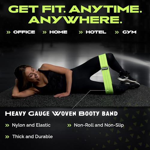 Ex Kit 9-in-1 Gym in a Bag - Stretch, Booty and Resistance Bands with Handles, Door Anchor - Travel, Office and at Home Workout Equipment Home Gym for Exercise, Yoga, and Fitness