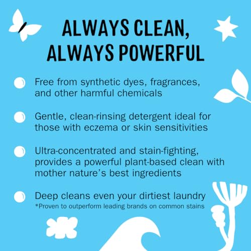 Molly's Suds Original Laundry Detergent Powder | Natural Laundry Detergent Powder for Sensitive Skin | Earth-Derived Ingredients, Stain Fighting | 240 Load (Peppermint)