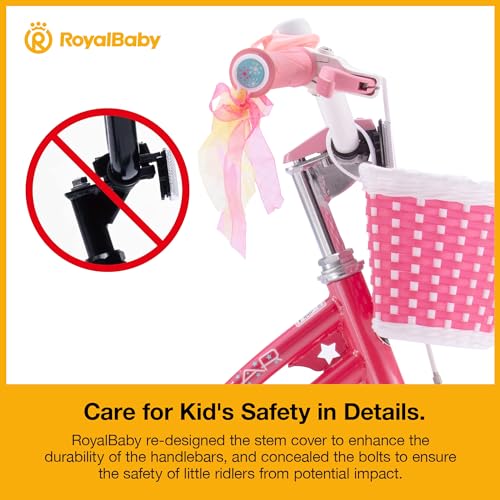Royalbaby Stargirl Kids Bike Girls 12 14 16 18 20 Inch Children's Bicycle with Basket for Age 3-12 Years