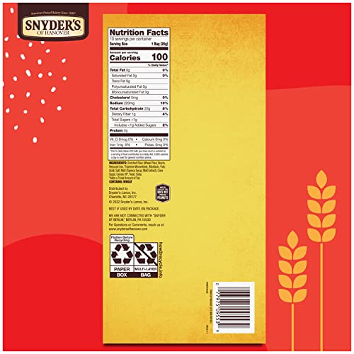 Snyder's of Hanover, 100 Calorie Mini Pretzels, Individual Packs, 10 Ct (pack of 1)