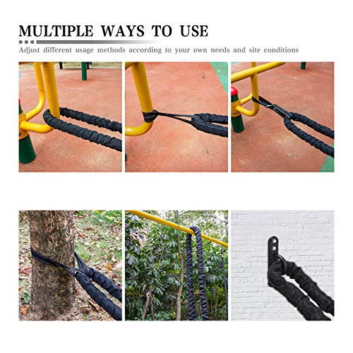 Battle Rope Battle Ropes for Exercise Workout Rope Exercise Rope Battle Ropes for Home Gym Heavy Ropes for Exercise Training Ropes for Working Out Weighted Workout Rope Exercise Workout Equipment