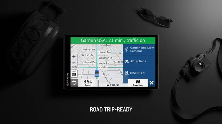Garmin DriveSmart 65 with Amazon Alexa, Built-In Voice-Controlled GPS Navigator with 6.95” High-Res Display