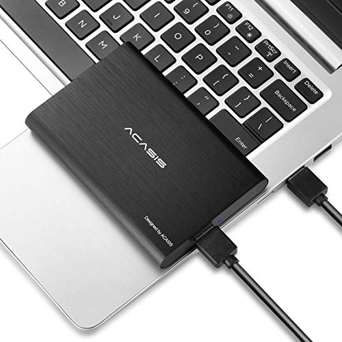 ACASIS 2.5" 160GB Portable External Hard Drive USB3.0 Hard Disk Storage Devices for PC,Laptop,Mac,PS4, Xbox one (Black)