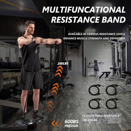 AERLANG Push Up Board, Portable Multi-Function Foldable 10 in 1 Push Up Bar, Push up Handles for Floor,Professional Push Up Strength Training Equipment