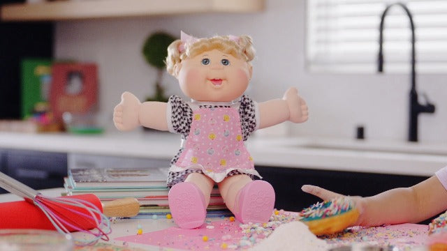 Cabbage Patch Kids Official, Newborn Baby Doll Girl - Comes with Swaddle Blanket and Unique Adoption Birth Announcement
