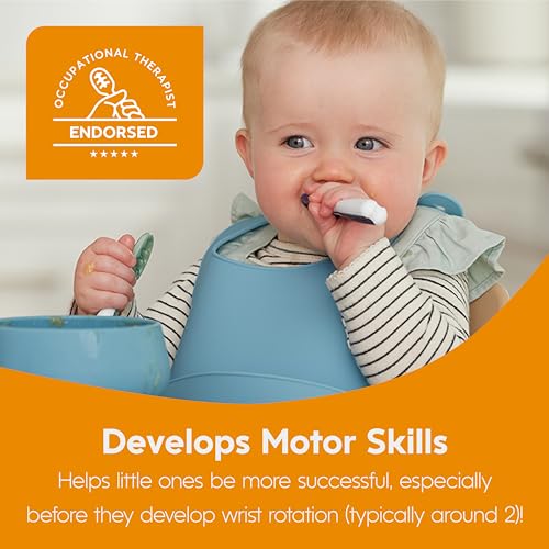 NumNum Suction Bowls | Extra Strong Suction | Non-Slip Design | Durable 100% Food Grade Silicone BPA-Free | for Babies & Toddlers 4 months+, 2 Baby Bowls (Mauve/White)