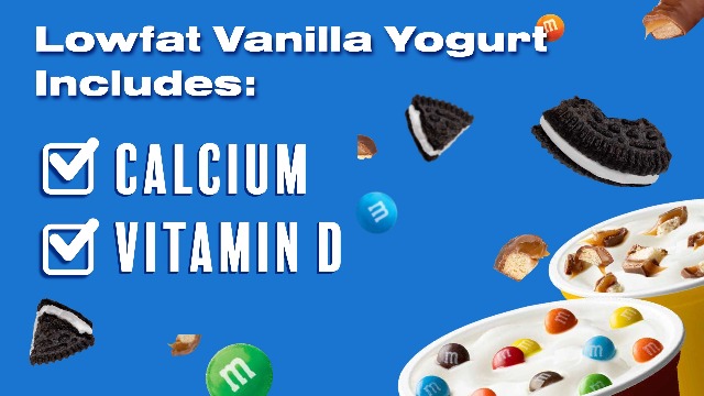 YoCrunch Low Fat Vanilla Yogurt with M&Ms, 4 oz, 4 Pack
