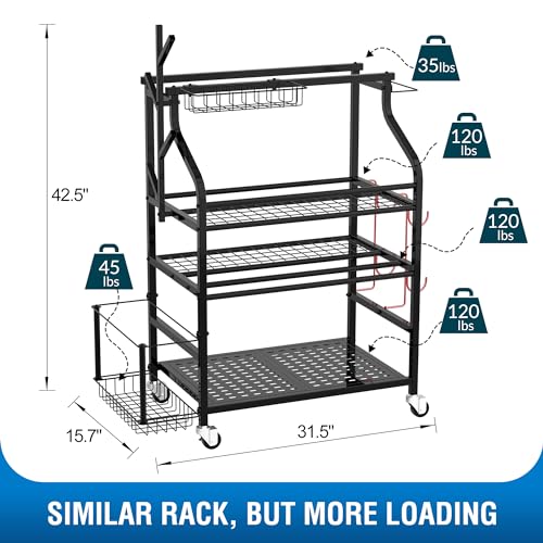 Dumbbells Rack,Weight Rack for Home Gym, Weight Stand,Home Gym Storage Rack for Yoga Mat, Foam Roller,Yoga Strap,Resistance Bands,Weight Organizer for Home Gym,Workout Storage with Wheels