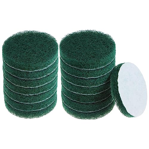 15pcs Drill Power Brush 4 Inch Tile Scrubber Scouring Pads 150-240 Grit for Bathroom Kitchen Household Cleaning