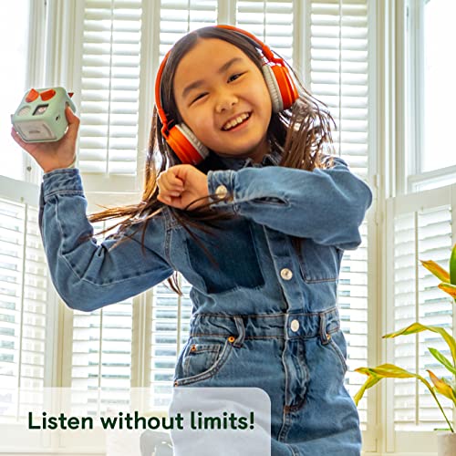 Yoto Mini (2024 Edition) + Make Your Own Card – Kids Screen-Free Bluetooth Audio Player, All-in-1 Travel Device Plays Stories Music Podcast Radio Ok-to-Wake Clock, Use as Speaker or with Headphones