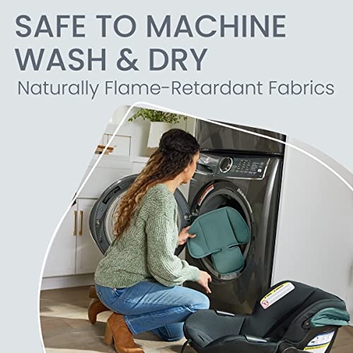 Britax Willow Brook S+ Baby Travel System, Infant Car Seat and Stroller Combo with Alpine Base, ClickTight Technology, SafeWash Insert and Cover, Jade Onyx