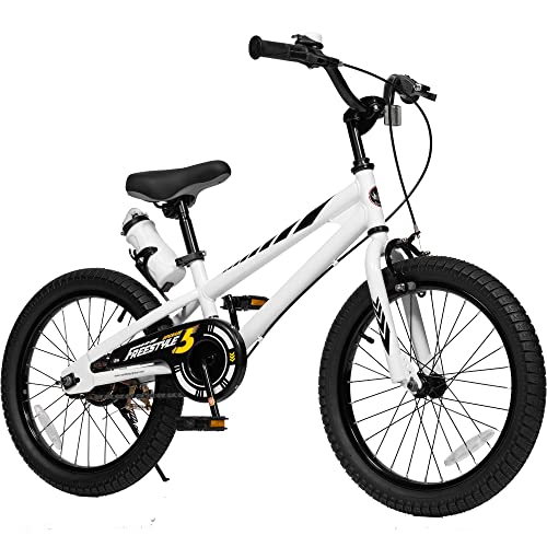 Royalbaby Freestyle Kids Bike 2 Hand Brakes 12 14 16 18 20 Inch Children's Bicycle for Boys Girls Age 3-12 Years