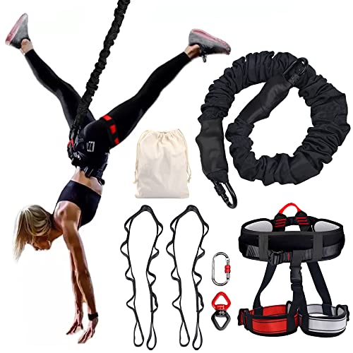 Bungee Fitness Equipment Set Heavy Cord Bungee Dance Resistance Belt Rope Workout Fitness Gym Professional Training Equipment