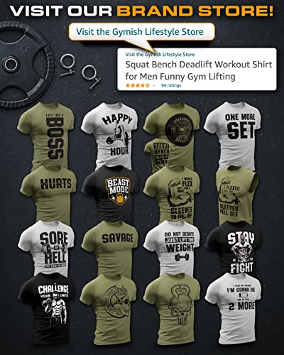 Lift Heavy Motivational Workout Shirts for Men Cool T-Shirt