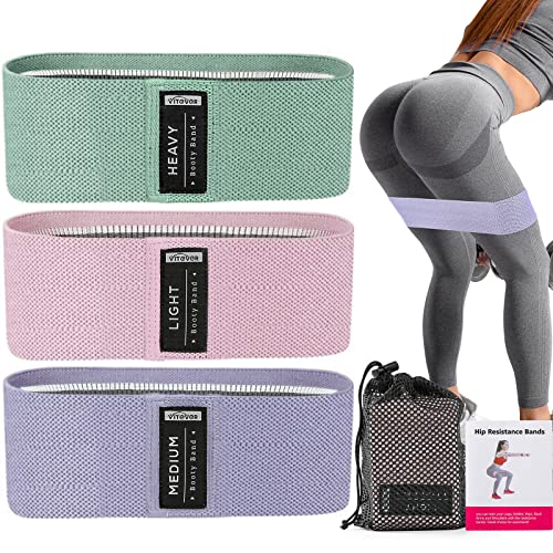 Resistance Bands for Working Out, Booty Bands Exercise Bands for Physical Therapy, Stretch Bands for Booty, Legs, Arm, Whole-Body Fitness, Stretching, Women & Men Workout