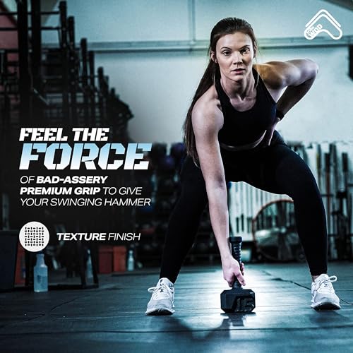 Tribe WOD Hammer Kettlebell 15-70lb + Adjustable | Cross Training Workout Equipment for Muscle Building, Cardio Fitness, Weights for Women & Men | Strength Training Kettlebells