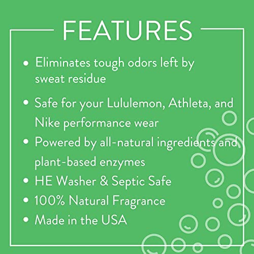 Molly's Suds Active Wear Laundry Detergent | Natural Extra Strength Laundry Powder, Stain Fighting for Performance Fabrics and Sensitive Skin | 120 Loads