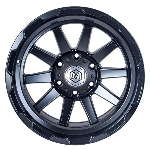 Michael Pro RIM 17x8.5 Black Wheel with Polished (17 x 8.5 inches /6 x 139 mm, 0 inches Offset)