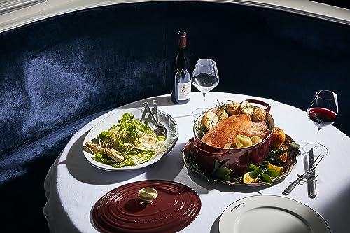Le Creuset Enameled Cast Iron Signature Oval Dutch Oven, 6.75 qt., Rhone