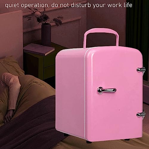 Tissting Mini Beauty Fridge 4L Capacity Portable Small Skincare Refrigerator Cosmetic Makeup Cooler Warmer Personal Refrigerator for Home, Office(#8)