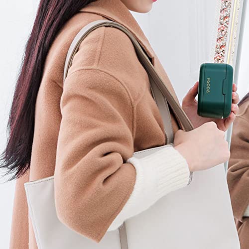 Denture Bath Box Case False Teeth Storage Box With Hanging-Net Container Denture Organizer Teeth Care Tool Appliance Container Portable Case Plastic Retainer Organizer Snap