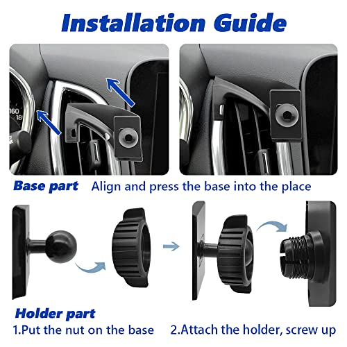 Car Phone Mount for 2018-2023 Chevrolet Equinox Chevy [Thick Case Friendly] Mobile Phone Holder Cell Navigation Bracket Air Vent Auto Accessories Cradles, All Phones