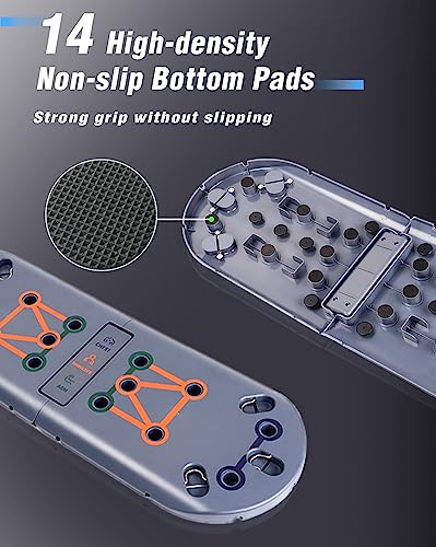 Home Workout Equipment to Help Achieve Fitness Goals, 27-in-1 Portable Gym Exercise Equipment with Compact Push-Up Board, Resistance Bands, Ab Roller Wheel, and Pilates Bar, Master Your Workout