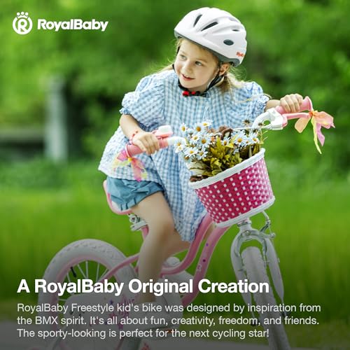 Royalbaby Stargirl Kids Bike Girls 12 14 16 18 20 Inch Children's Bicycle with Basket for Age 3-12 Years