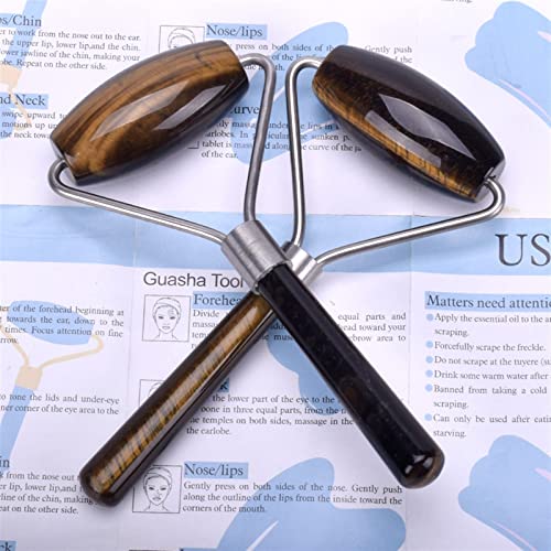 Jade Roller Energy Stone Massage Roller Wrinkle Removal Skin Care Absorb Cream Tool Massage Appliance 1Pcs